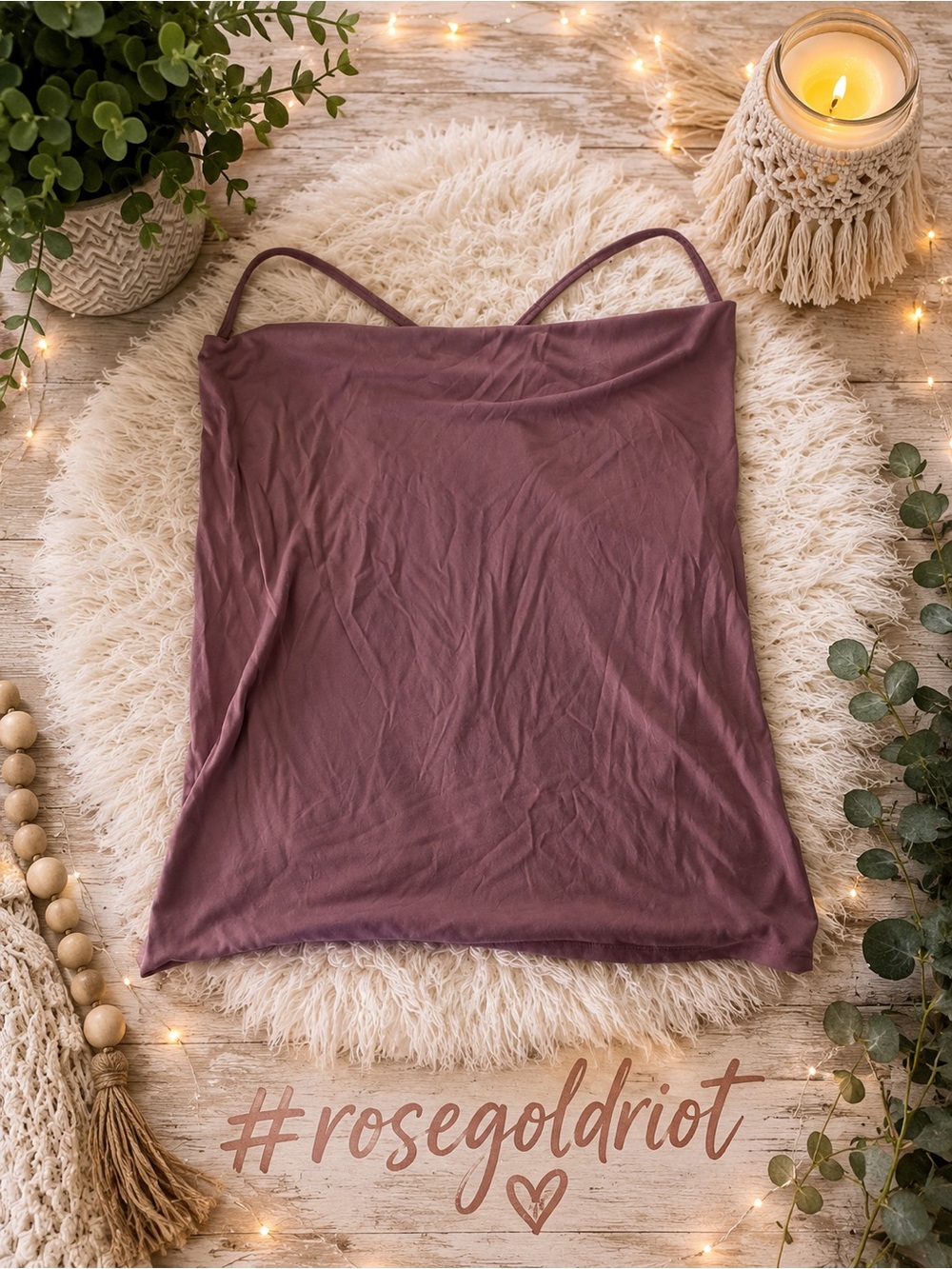 Project Social T Mauve Camisole — Size S/P